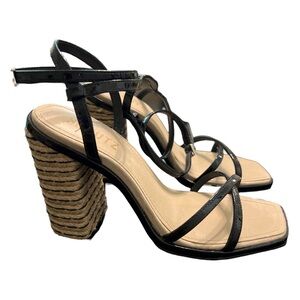 SCHUTZ Strappy Black heels, Size: 7